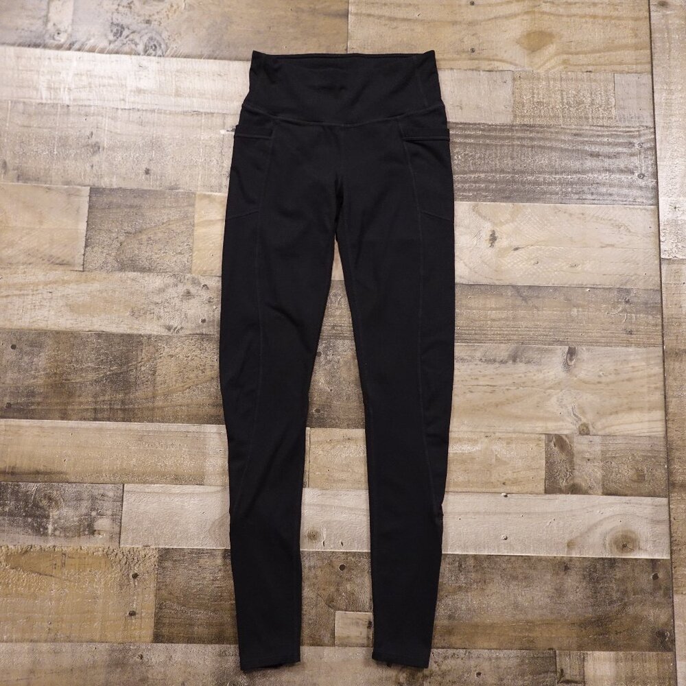 Athleta Chaturanga To Town Leggings‎ Women’s ST Black High Rise Yoga Running